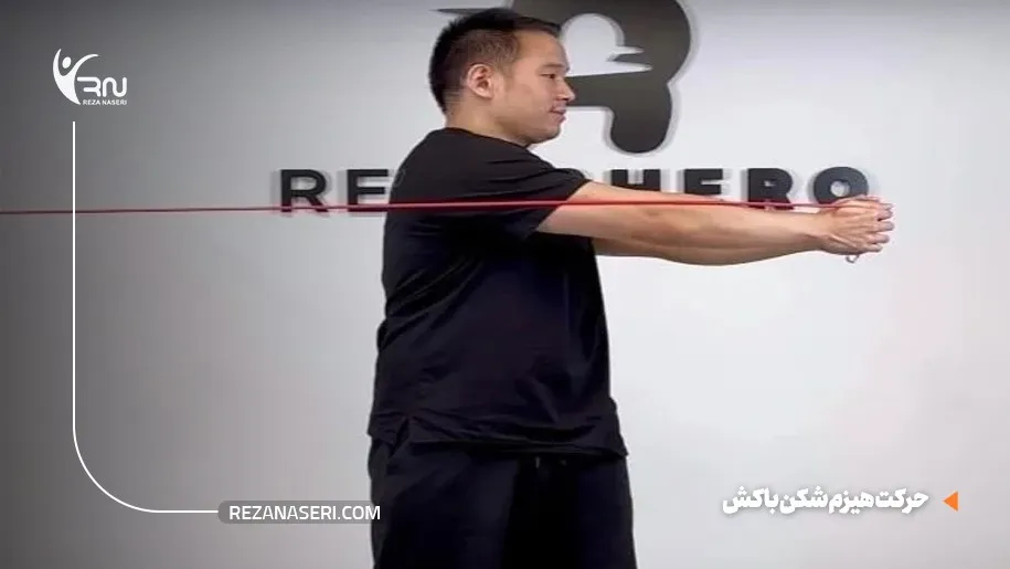 حرکت هیزم شکن با کش پیلاتس